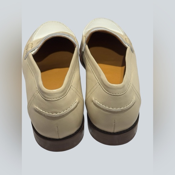 Sezane Andre Loafers Beige and Cream Size: 38 - Picture 6 of 8
